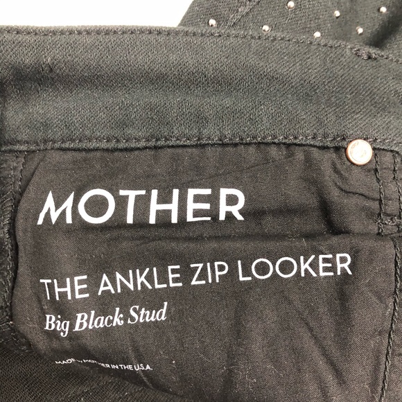 Mother The Ankle Looker Stud Jeans Jegging - Picture 4 of 6